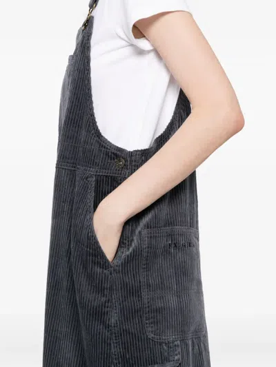 灯芯绒口袋连衣裙