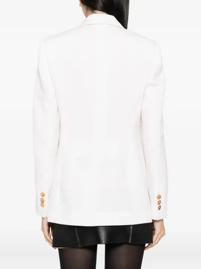 Versace Single-breasted Blazer In Neutral