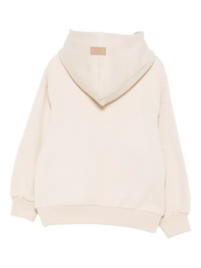 Il Gufo Space Shuttle Printed Hoodie In Neutral