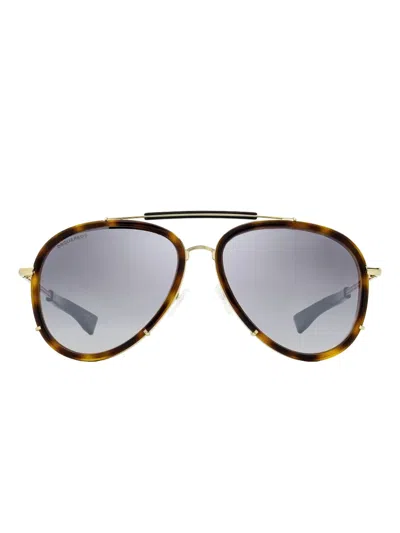 Dsquared2 Double-bridge Pilot-frame Sunglasses In Brown