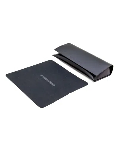 Dsquared2 Double-bridge Pilot-frame Sunglasses In Brown