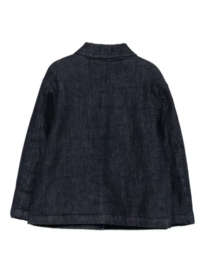 Aspesi Patch-pocket Denim Jacket In Blue