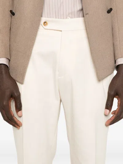 BARBER 正面褶饰长裤