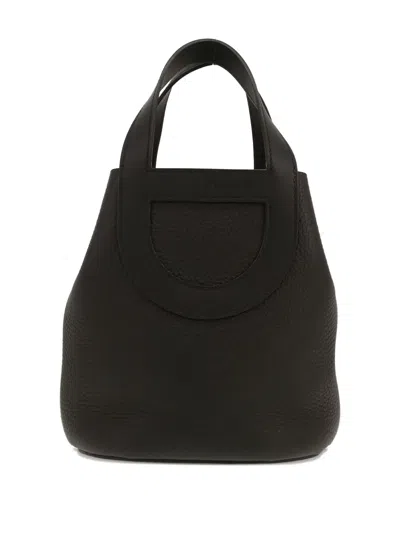 Pre-owned Hermes In-the-loop Handbag In Black