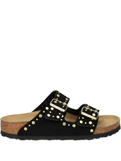Birkenstock Arizona Rivet Sandals With Adjustable Straps In Black
