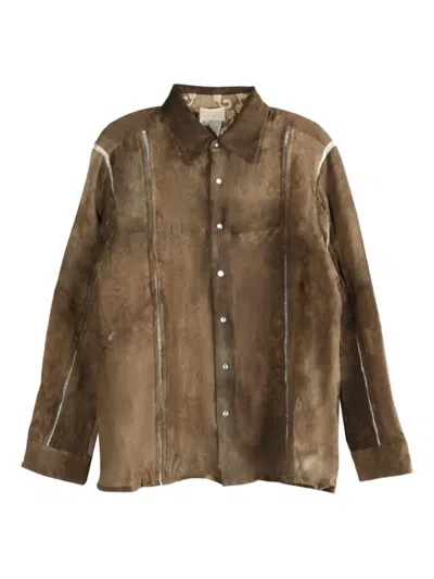 Communs Long-sleeves Shirt In Brown