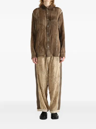 Communs Long-sleeves Shirt In Brown