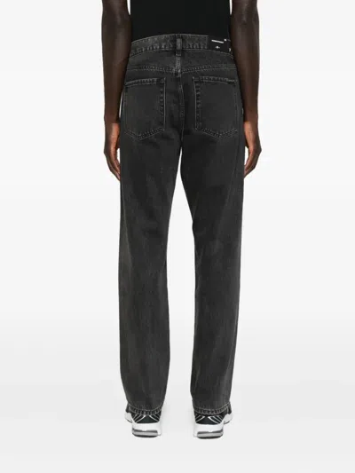 7 For All Mankind 7 For All Man Kind Black Cotton Denim In Gray