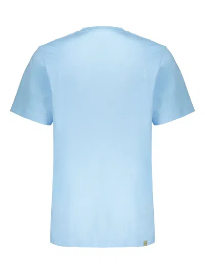 Perks And Mini Flower-print Cotton T-shirt In Blue