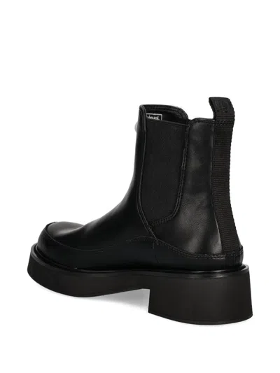 Desigual Faux Leather Ankle Boot In Black