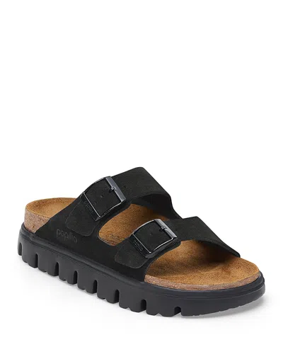 Birkenstock Soft Footbed Arizona Slides In Black