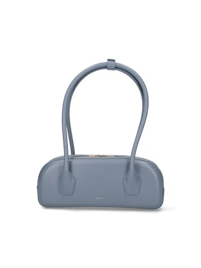 Salce Bianca One Tone Shoulder Bag In Gray