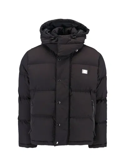 Dolce & Gabbana Padded Jacket In Black