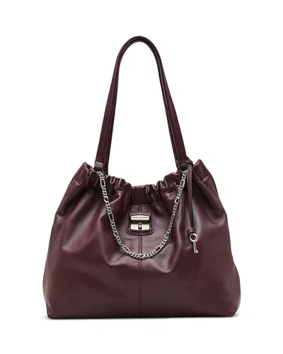Marc Jacobs The Cristina Chain-embellished Drawstring Tote Bag In Red