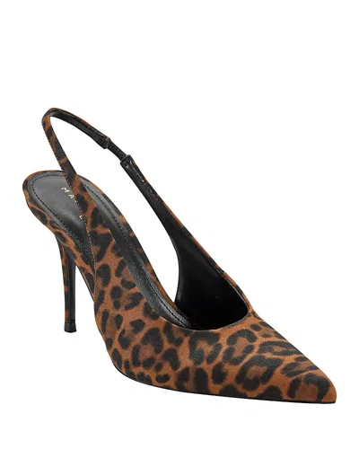 Marc Fisher Ltd Leynne Slingback Pointed Toe Pump In Multi