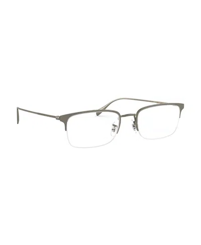 Oliver Peoples Logo Flat Mirror In Gray