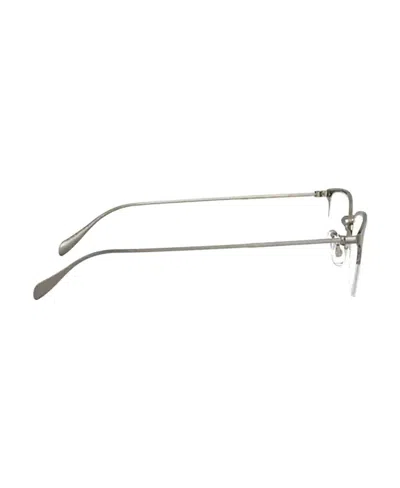Oliver Peoples Logo Flat Mirror In Gray
