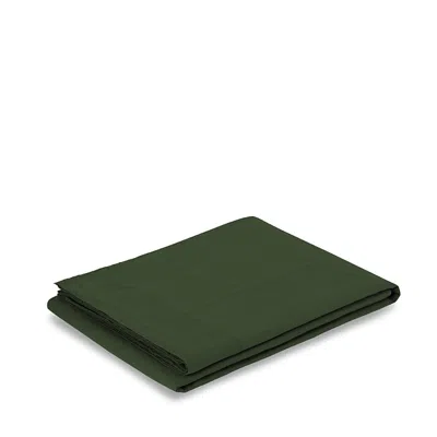 Piglet In Bed Linen Blend Flat Sheet, King In Green