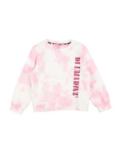 Miss Blumarine Toddler Girl Sweatshirt Pink Size 4 Cotton In Multi