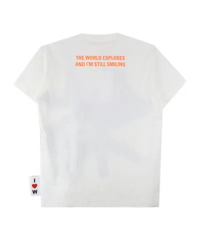 Walter Van Beirendonck White Shadow Teddy T-shirt In White