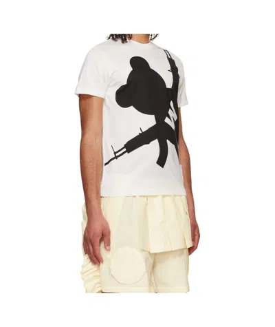 Walter Van Beirendonck White Shadow Teddy T-shirt In White