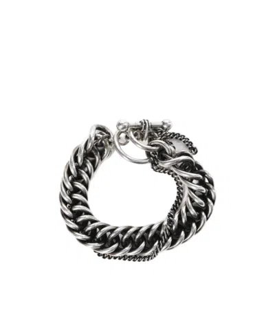 Ann Demeulemeester Hinna Double Chains Bracelet In Multi