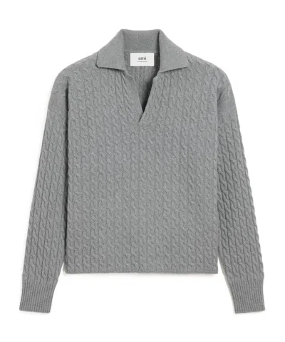 Ami Alexandre Mattiussi Prada Black Nappa Leather Reversible Bomber Jacket In Gray