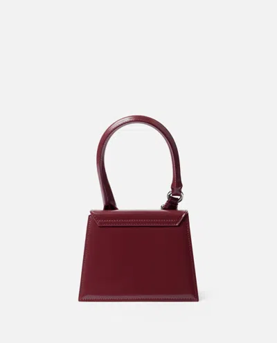 Jacquemus Womens Burgundy Medium Chiquito Buckle Leather Top-handle Bag In Red