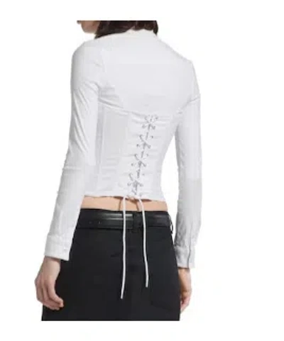 Balenciaga Corset Shirt In White