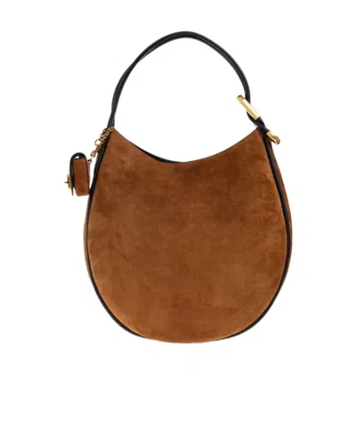 Marc Jacobs The Crescent Large Dual Hobo Bag In Suede In Pattern