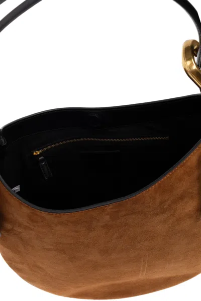 Marc Jacobs The Crescent Large Dual Hobo Bag In Suede In Pattern