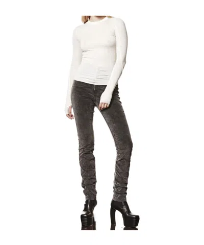 Thom Krom Round Neck Sweater In White