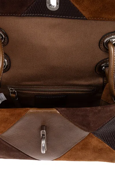 Marc Jacobs Large Rectangular Shoulder Bag Handles In Brown