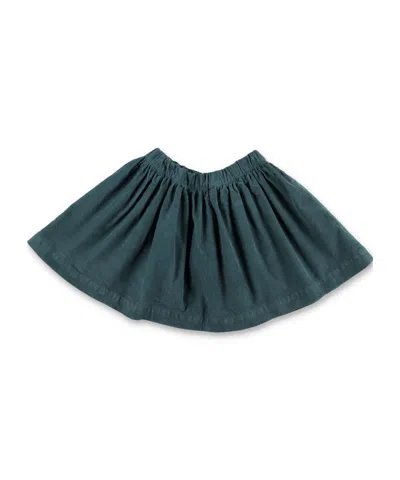 Bonpoint Kid - Suzon Corduroy Skirt Organic Cotton In Blue
