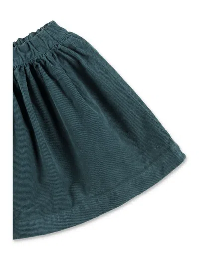 Bonpoint Kid - Suzon Corduroy Skirt Organic Cotton In Blue