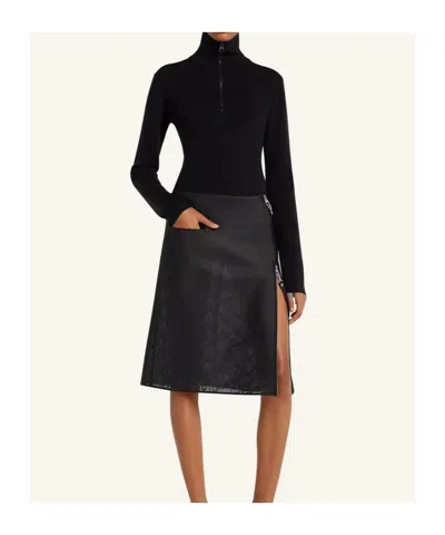 Courrèges Courregès Midnight Blue Wool Sweater In Blue