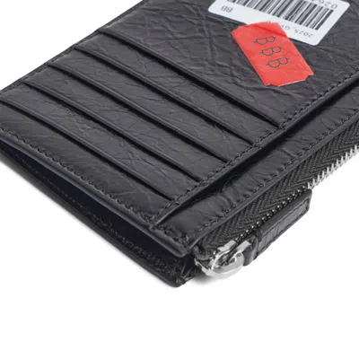 Balenciaga Black Cash Card Holder Men In Multi