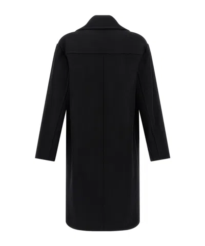 Dries Van Noten "racos" Coat In Black