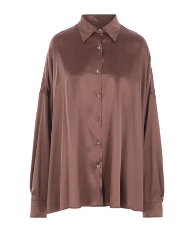 Dries Van Noten Casia Shirt In Brown