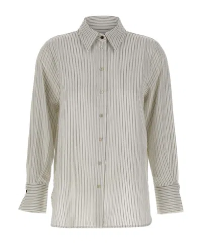 Marella Stripe-pattern Shirt In Neutral