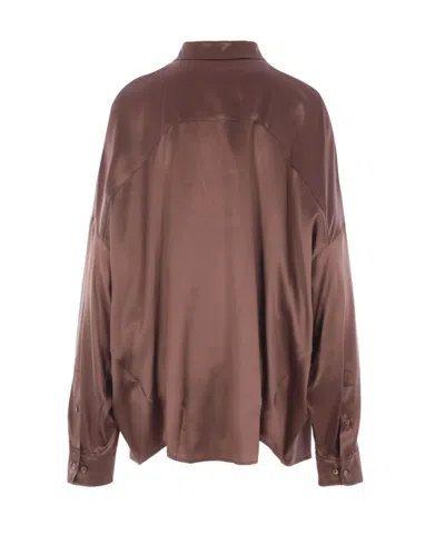 Dries Van Noten Casia Shirt In Brown