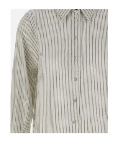 Marella Stripe-pattern Shirt In Neutral