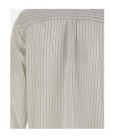 Marella Stripe-pattern Shirt In Neutral