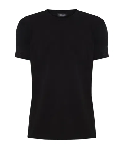 Dsquared2 Dsquared Black Cotton T Shirt Set In Black