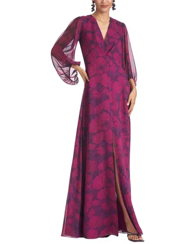 Sachin & Babi Jenny Gown In Multi