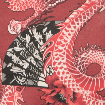 Roberto Cavalli Knee-high Boots With Dragon Print In Multi