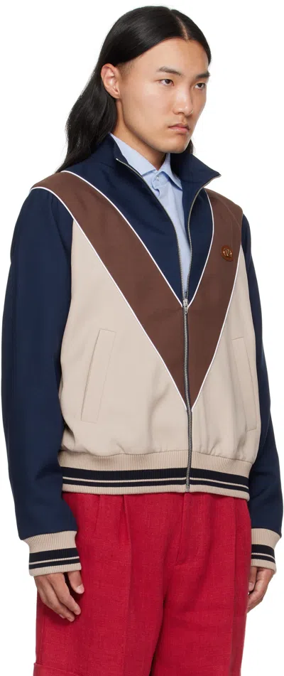 Valentino Jersey Felpa Vlogo Signature Cpu Grandala In Blue