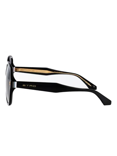 Etro Square-frame Sunglasses In Black