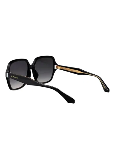 Etro Square-frame Sunglasses In Black