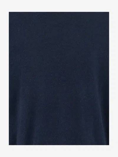 Oliver Lattughi Cashmere Crewneck Sweater In Blue